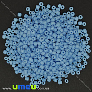 Бісер китайський великий, 6/0, Блакитний натуральний, 4 мм (BIS-000619)