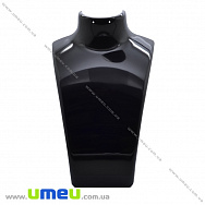 Підставка під кольє акрилова Бюст, 20х14 см, Чорна (UPK-034720)