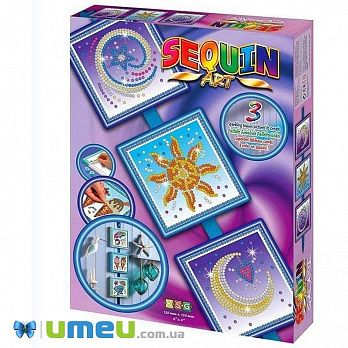 Набор для творчества Sequin Art SEASONS Космос, Солнце, Луна и звезды (DIF-043432)