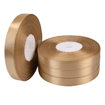Атласна стрічка, 10 мм, Золотиста (LEN-052761)