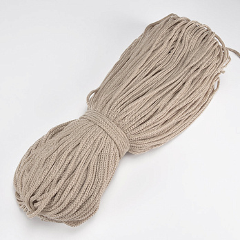 Шнур для макраме, 3,5 мм, Бежевый, Полипропилен (LEN-062951)