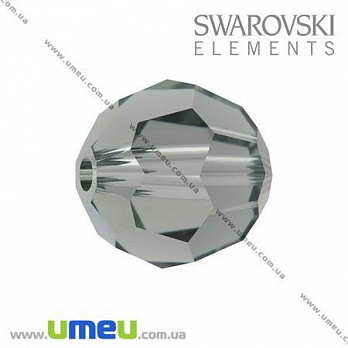 [Архів] Намистина Swarovski 5000 Black Diamond, 8 мм, Гранована кругла (BUS-003275)