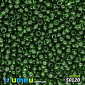 Бісер чеський №116/50120, Зелений, Прозорий, 10/0 (BIS-003724)