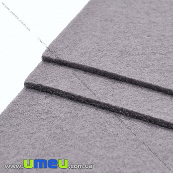 Фетр 2 мм, 30х30 см, 253 Сірий світлий (FLT-027455)