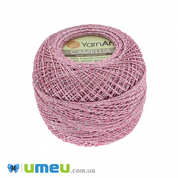 Пряжа YarnArt Camellia 25 г, 190 м, Рожева 415 (YAR-038395)