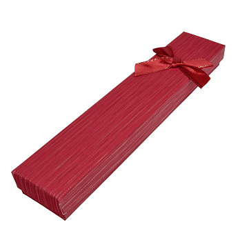 Подарункова коробочка Прямокутна, 21х4х2,5 см, Червона (UPK-053868)