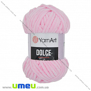 Пряжа YarnArt Dolce 100 г, 120 м, Рожева світла 750 (YAR-034963)
