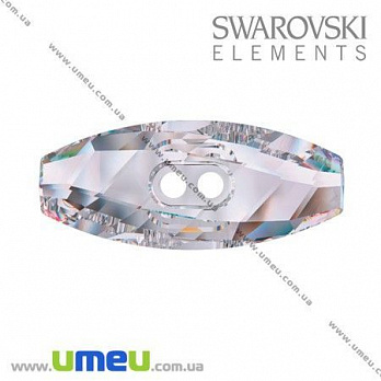 [Архів] Гудзик Swarovski 3024 Crystal AB, 23х10 мм (PUG-005519)