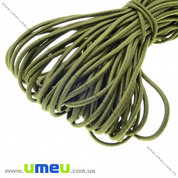 Гумка кругла, 3 мм, Хакі (LEN-016256)