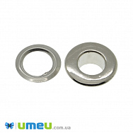 Люверс з нержавіючої сталі, 12 мм, Темне срібло (SEW-040232)