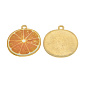 Підвіска метал. Апельсин, 26х23 мм, Золото (POD-054722)