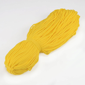 Шнур для макраме, 3 мм, Желтый, Полипропилен (LEN-062822)