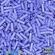 Бісер чеський Стеклярус 3, №38020, Фіалковий перламутровий, 7 мм (BIS-044896)