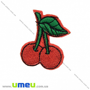 Термоаппликация Вишенки, 4х3 см, Красная (APL-022313)