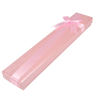 Подарочная коробочка Прямоугольная, 21х4х2 см, Розовая (UPK-056838)