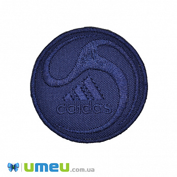 Термоаплікація Adidas, 5 см, Синя (APL-038229)