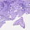 /p54462-podveska-steklyannaya-ribiy-hvost-sirenevaya-20x19x3-mm/
