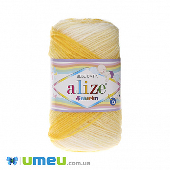 Пряжа Alize Batik Sekerim Bebe 100 г, 320 м, Жовта 6318 (YAR-048035)