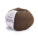 Пряжа YarnArt Jeans 50 г, 160 м, Коричневая темная 70 (YAR-025323)