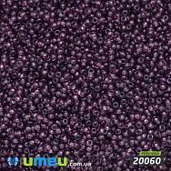 Бісер чеський 13/0, №20060, Аметист, Прозорий (BIS-019766)