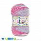 Пряжа Alize Batik Sekerim Bebe 100 г, 320 м, Рожево-блакитна 7253 (YAR-048036)