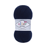 Пряжа Alize Extra 100 г, 220 м, Синя темна 58 (YAR-056288)