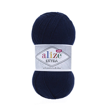 Пряжа Alize Extra 100 г, 220 м, Синяя темная 58 (YAR-056288)