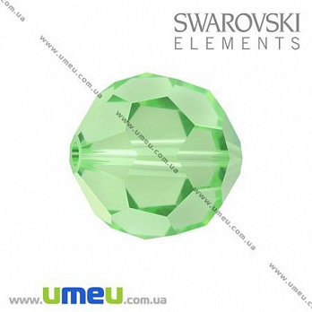 [Архів] Намистина Swarovski 5000 Peridot, 8 мм, Гранована кругла (BUS-005330)
