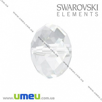 [Архів] Намистина Swarovski 5040 Crystal, 8х6 мм, Рондель (BUS-005392)