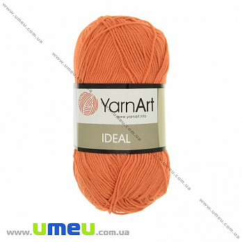 Пряжа YarnArt Ideal 50 г, 170 м, Помаранчева 242 (YAR-025203)