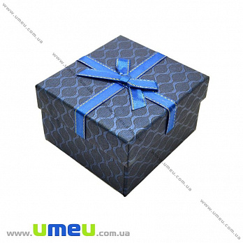 Коробочка подарункова з подушечкою, 9х8х5,5 см, Синя (UPK-019065)