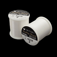 Нить для бисера Miyuki 02, Молочная, 50 м (MUL-045278)