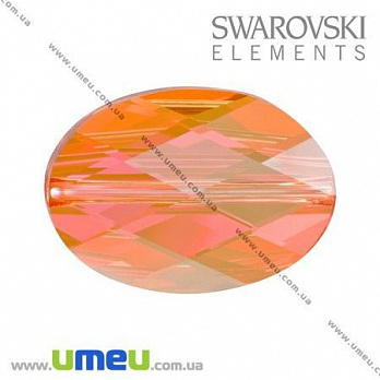 [Архів] Намистина Swarovski 5050 Crystal Astral Pink, 14х10х5 мм, Гранована овальна (BUS-005370)