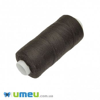 Нитка поліестерова KIWI №40/2, col.496, Коричнева темна, 366 м (MUL-046807)
