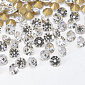 Стрази конусні SS14 (3,5 мм), Білі (STR-061278)