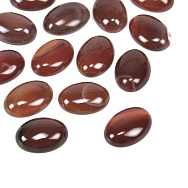 Кабошон нат. камінь Агат червоний, Овал, 18х13 мм (KAB-008060)