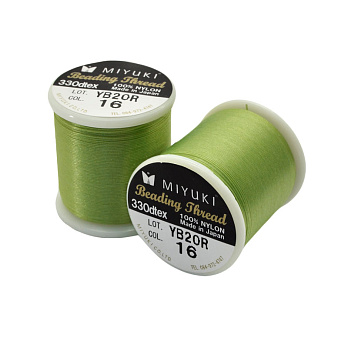 Нить для бисера Miyuki 16, Салатовая, 50 м (MUL-045292)