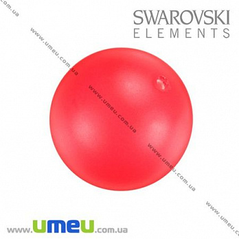 [Архів] Намистина Swarovski 5810 Neon Red, 10 мм, Перламутрова (BUS-009887)