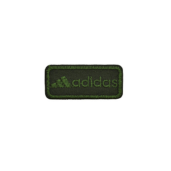 Термоаплікація Adidas, 4,5х2 см, Хакі (APL-053391)