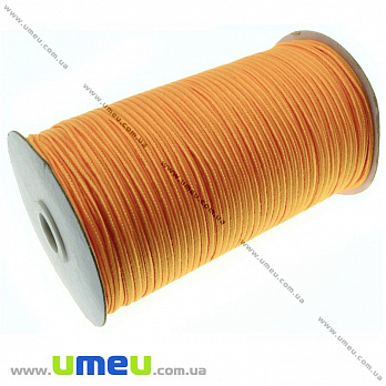 Сутажний шнур, 4 мм, Помаранчевий (LEN-011652)