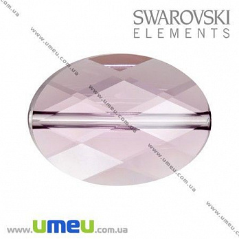 [Архів] Намистина Swarovski 5050 Light Amethyst, 14х10х5 мм, Гранована овальна (BUS-005367)