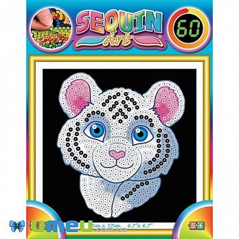 Набір для творчості Sequin Art 60 Білий тигр (DIF-043476)