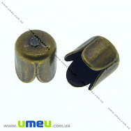 Ковпачок металевий, 8х7 мм, Антична бронза (OBN-012210)