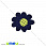 /p20989-termoapplikaciya-cvetochek-7-sm-zheltaya/