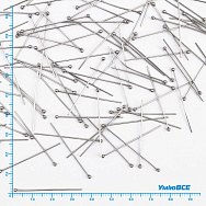 Гвоздики з кулькою з нерж. сталі, 35 мм, Темне срібло (STL-056227)