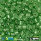Бісер чеський 4/0, №57100m, Зелений, Блискучий матовий (BIS-034274)