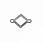 /p55483-konnektor-iz-nerzh-stali-romb-16x12-mm-temnoe-serebro/