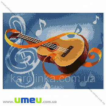 Схема для виш. бісером Каролінка, Гітара, 35х27 см (SXM-027908)