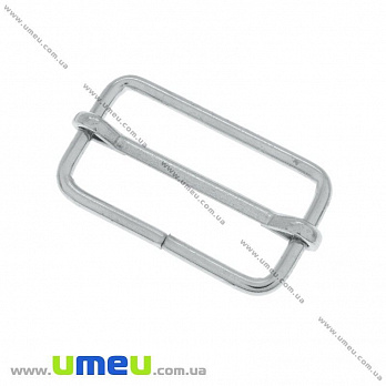 Перетяжка металева для рюкзака, Срібло, 30 мм (SEW-020941)