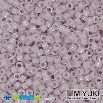 Бісер японський Miyuki Delica 11/0 DB1534, Рожево-бузковий (BIS-045405)